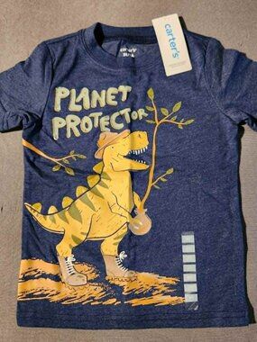 Carter's Planet Protector Dinosaur Graphic Tee